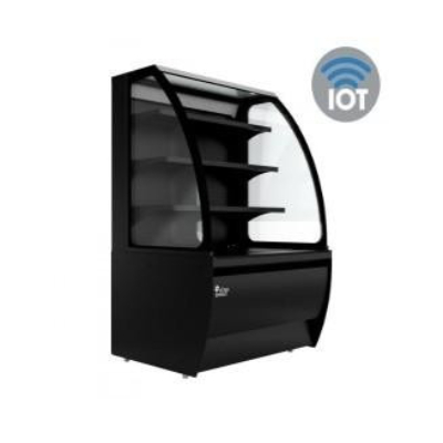 Brodan Display Refrigerator SOUDA-GNG Grab And Go 90cm Refrigerated Curved Merchandiser - Black