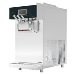Gelprom Soft Ice Cream Machine  two different flavors