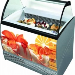 ISA Ice cream Display Promotional ice-cream cabinets with static refrigeration